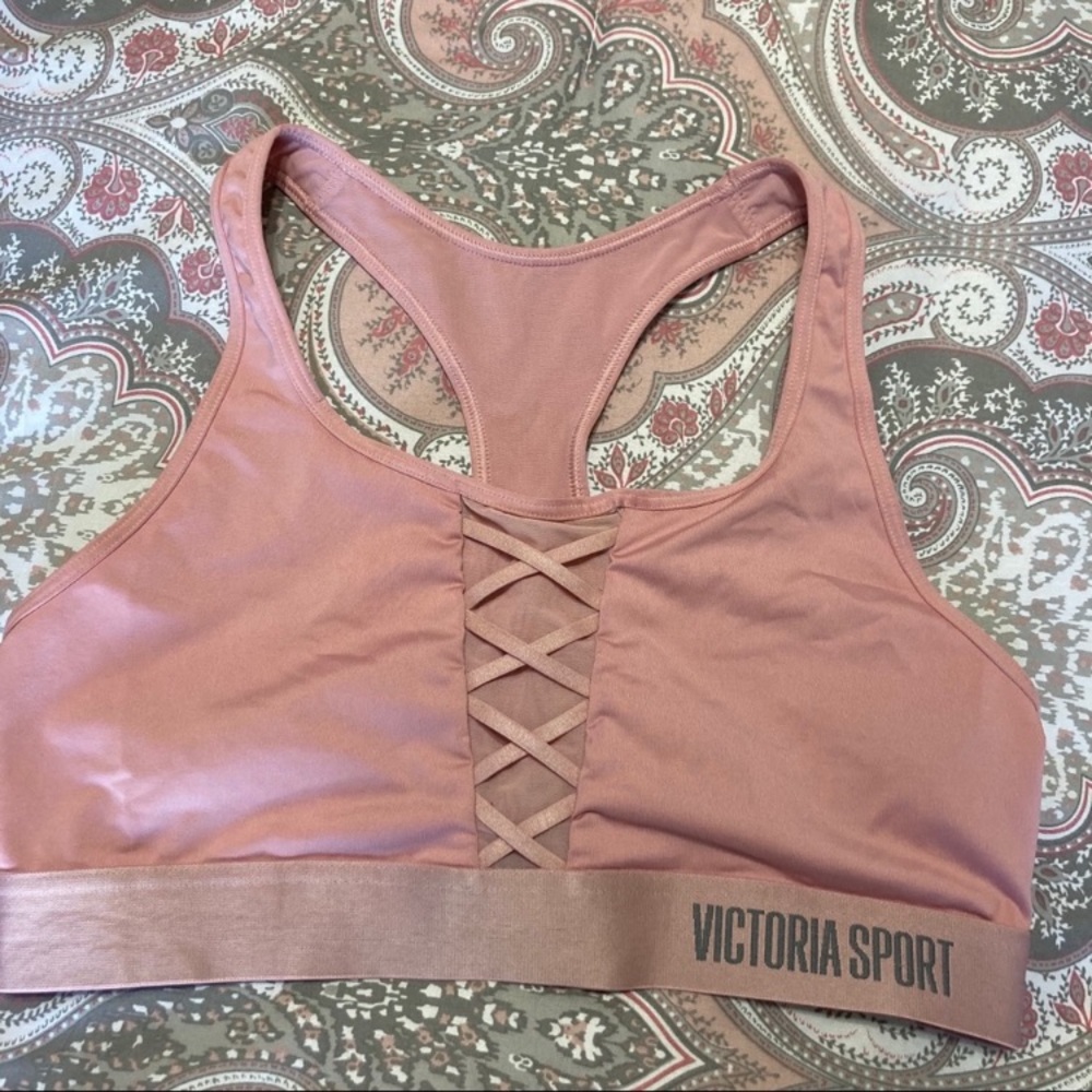 Two Victoria’s Secrets sports bras